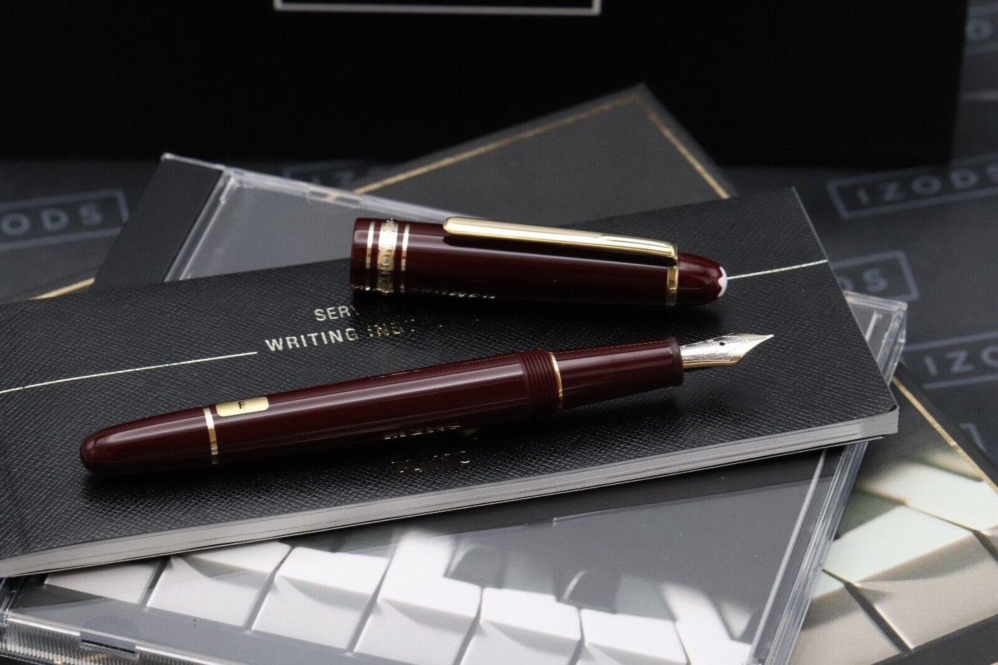 Montblanc Meisterstuck 145 Classique Bordeaux Fountain Pen - UNUSED - Fine Nib image 1