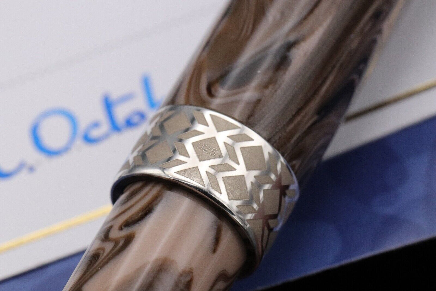 Onoto Magna Arabica Custom Fountain Pen - #8 18k CI Sorowka Nib image 6