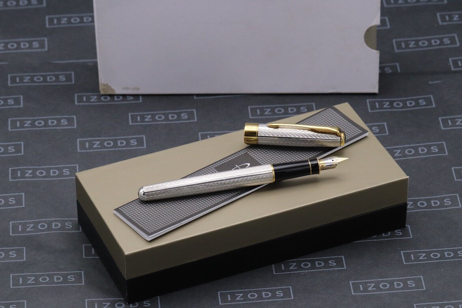 Parker Sonnet Fougere Sterling Silver Fountain Pen - 1993 image 0