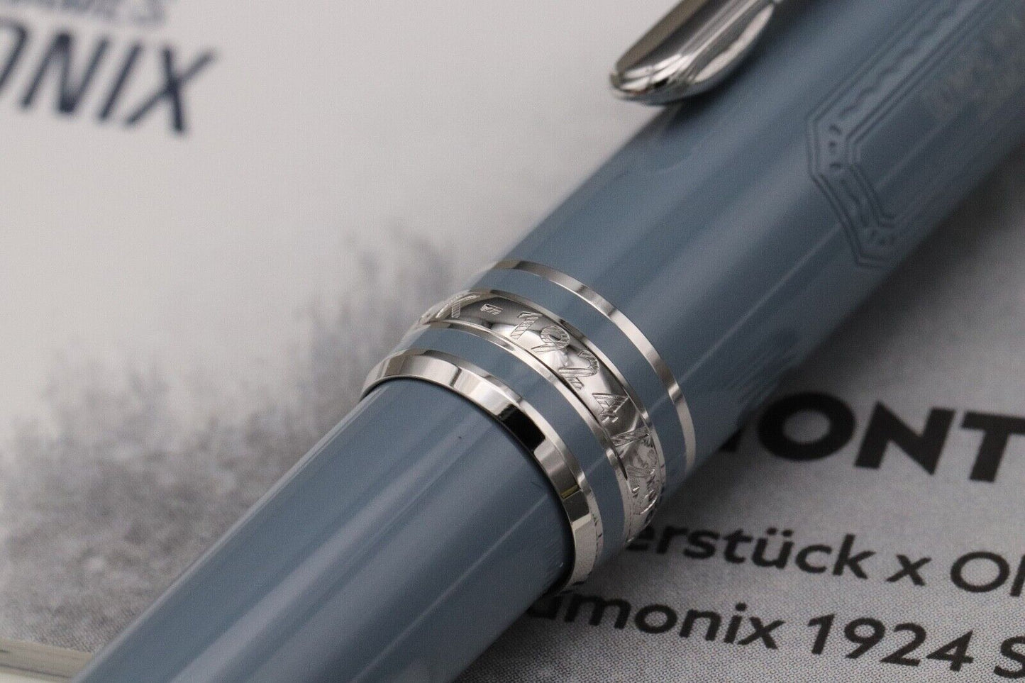Montblanc Meisterstück x Chamonix Olympics 1924 Classique Rollerball Pen UNUSED image 2