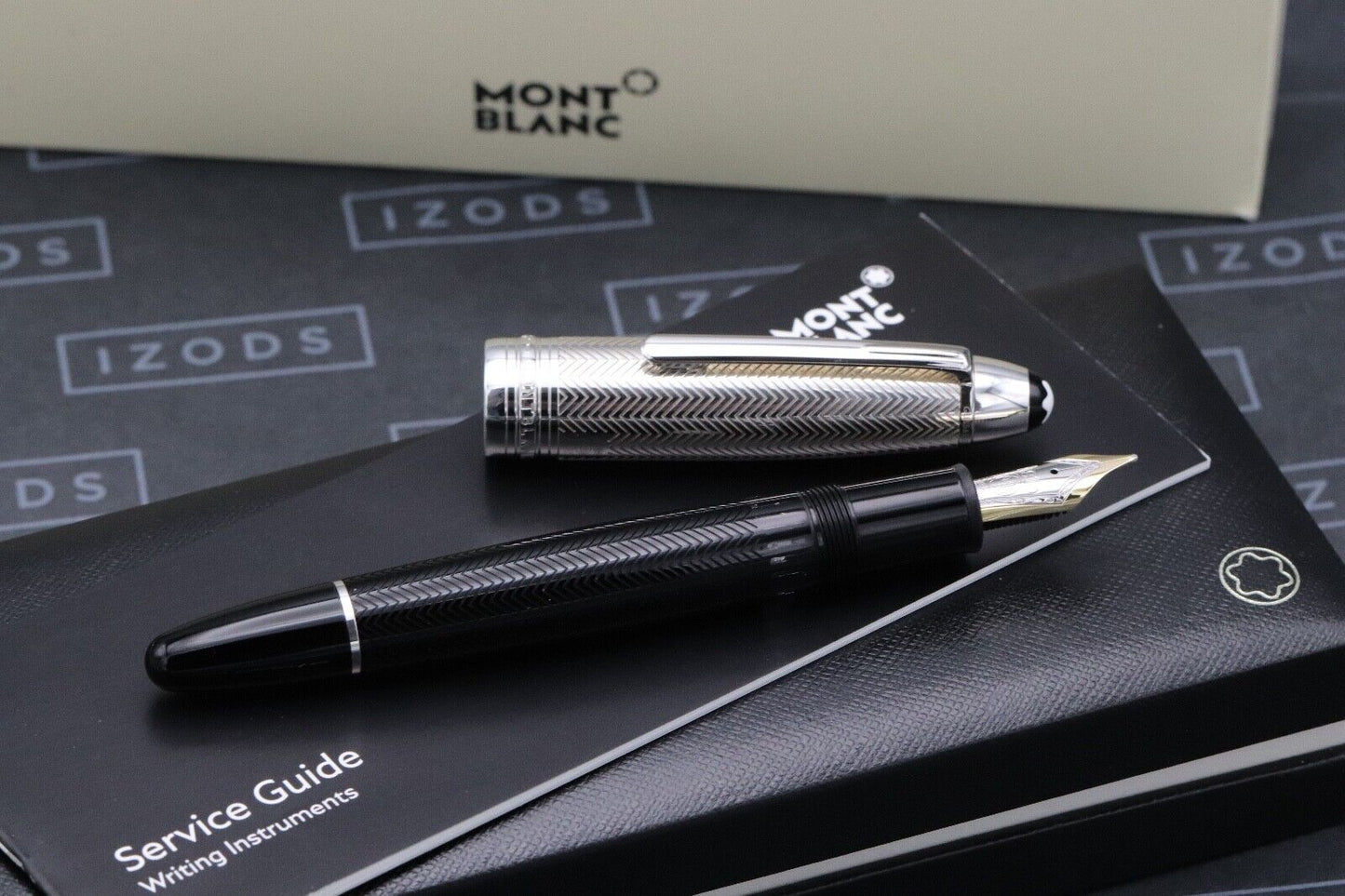 Montblanc Meisterstuck LeGrand Silver Barley Doue Fountain Pen - Serviced by MB image 1