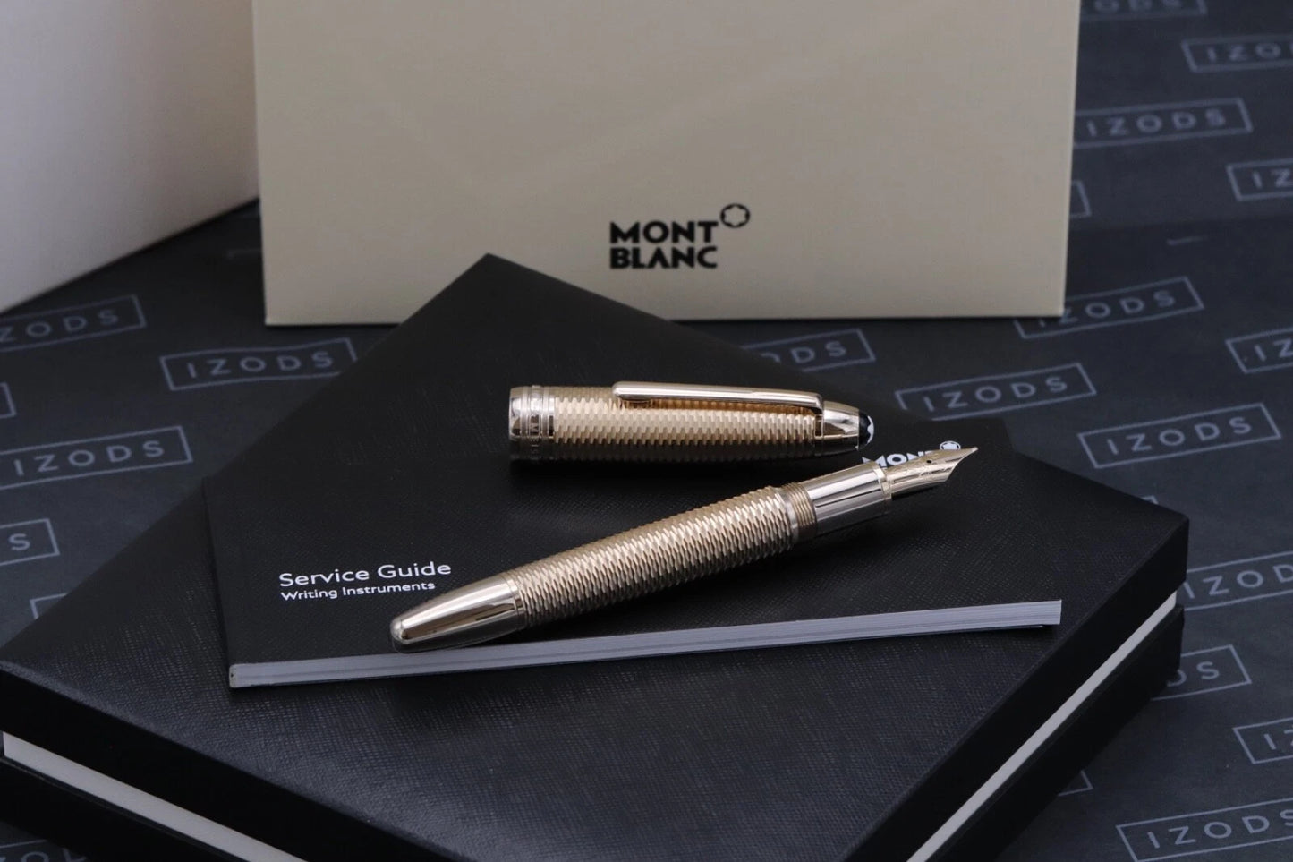 Montblanc Meisterstuck LeGrand Geometry Gold-Coated Fountain Pen image 0