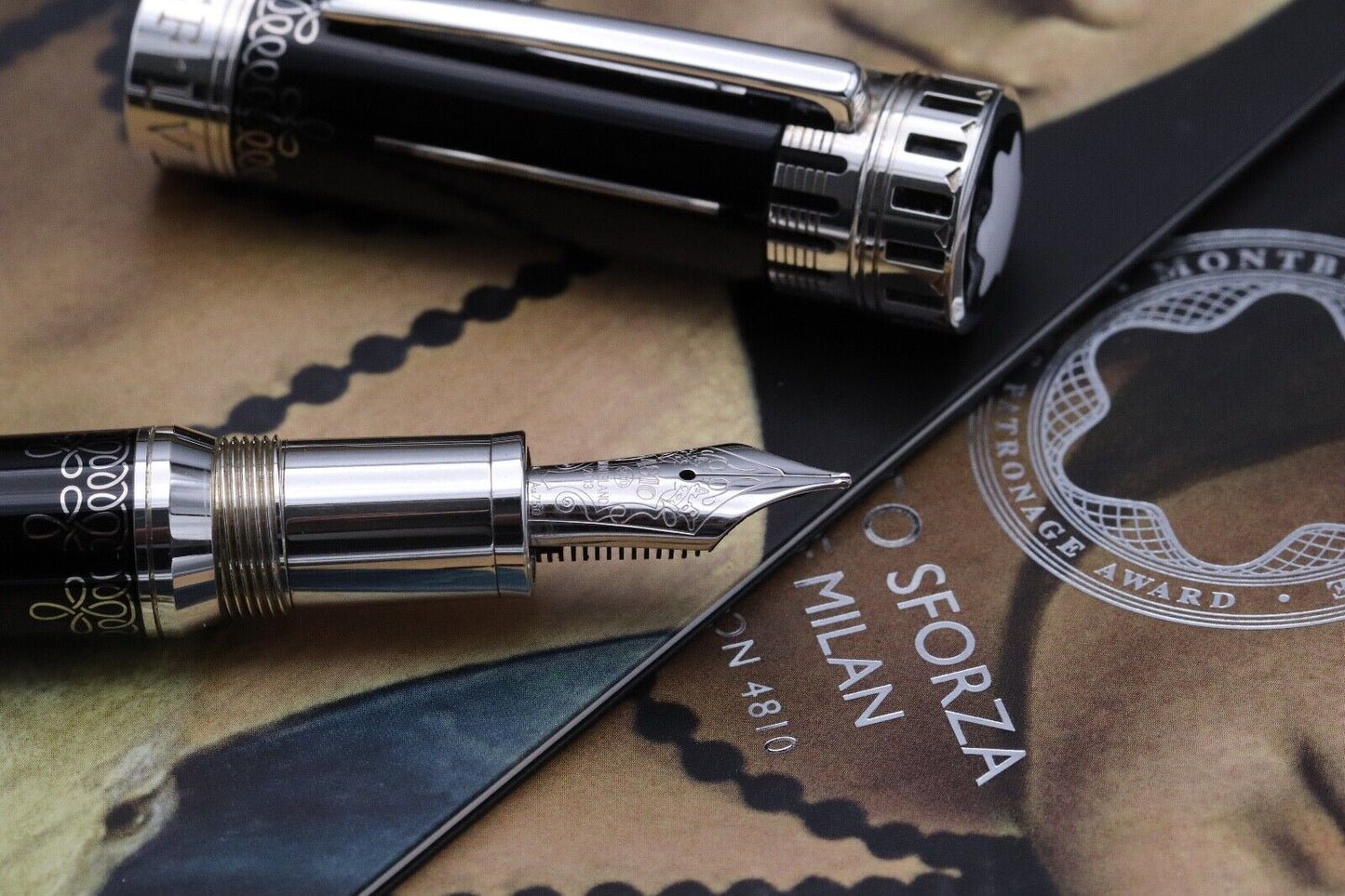 Montblanc Patron Of Art Ludovico Sforza 4810 Fountain Pen - NEVER INKED image 2
