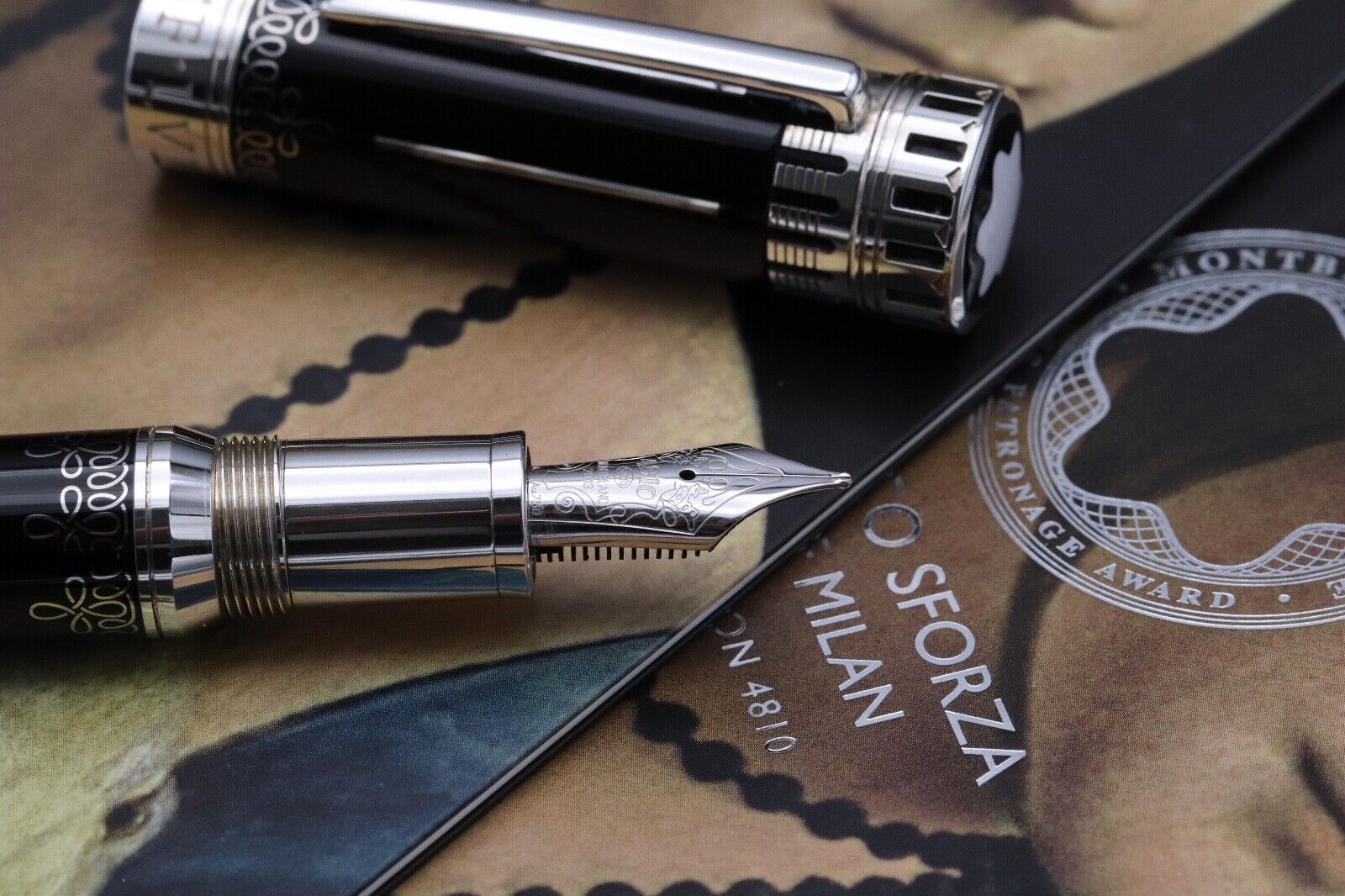 Montblanc Patron Of Art Ludovico Sforza 4810 Fountain Pen - NEVER INKED image 2