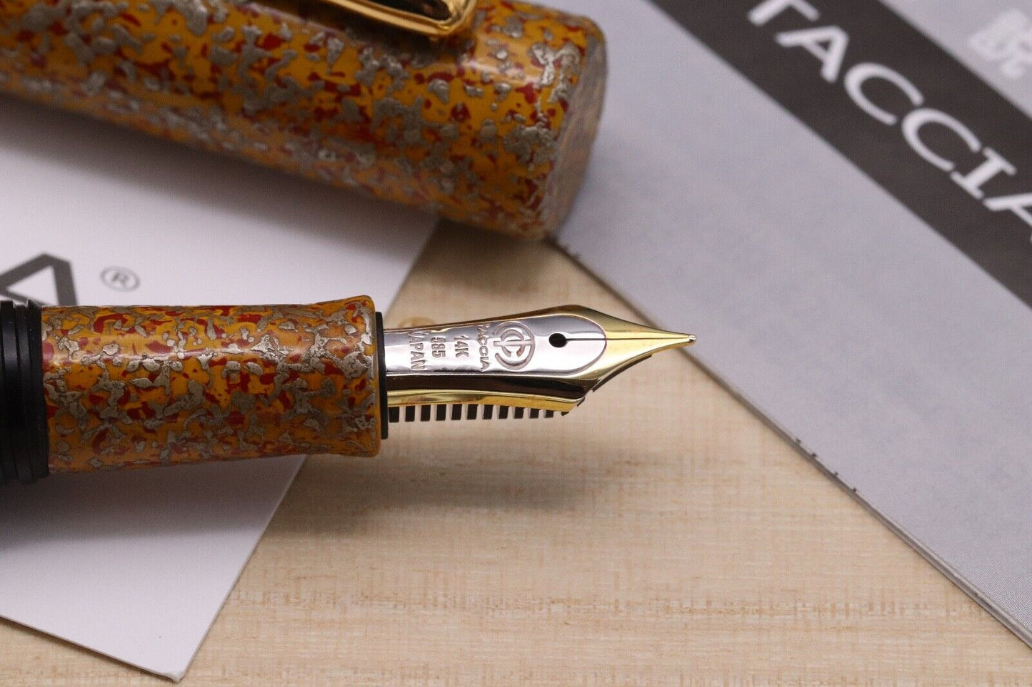 Taccia Hyakko Hisho II Sango Limited Edition Fountain Pen image 2