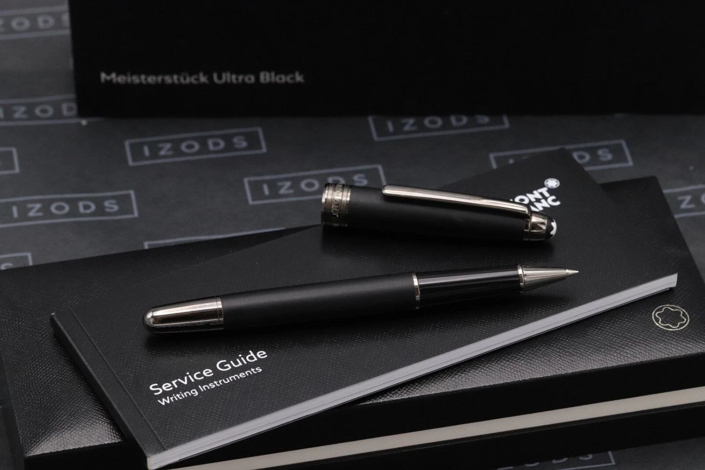Montblanc Meisterstuck Classique Ultra Black Rollerball / Fineliner Pen image 1