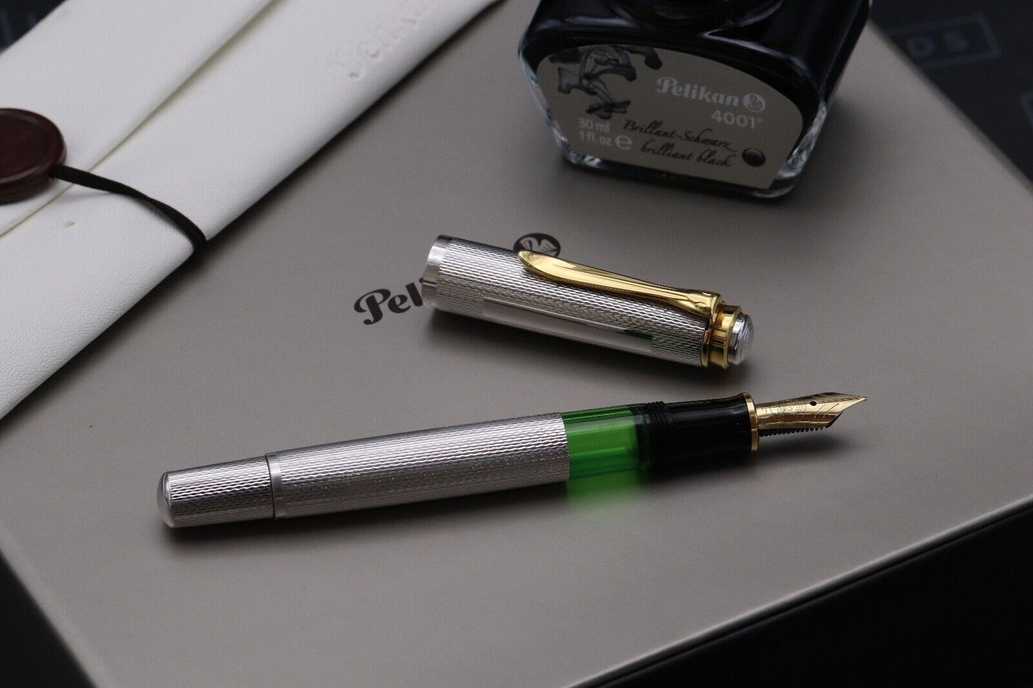 Pelikan Souveran M750 Jubilee Silver Plated Fountain Pen image 1