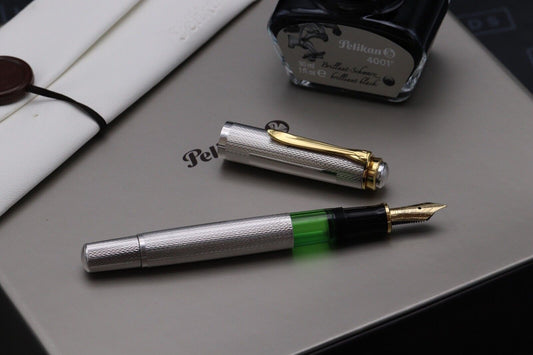 Pelikan Souveran M750 Jubilee Silver Plated Fountain Pen image 1