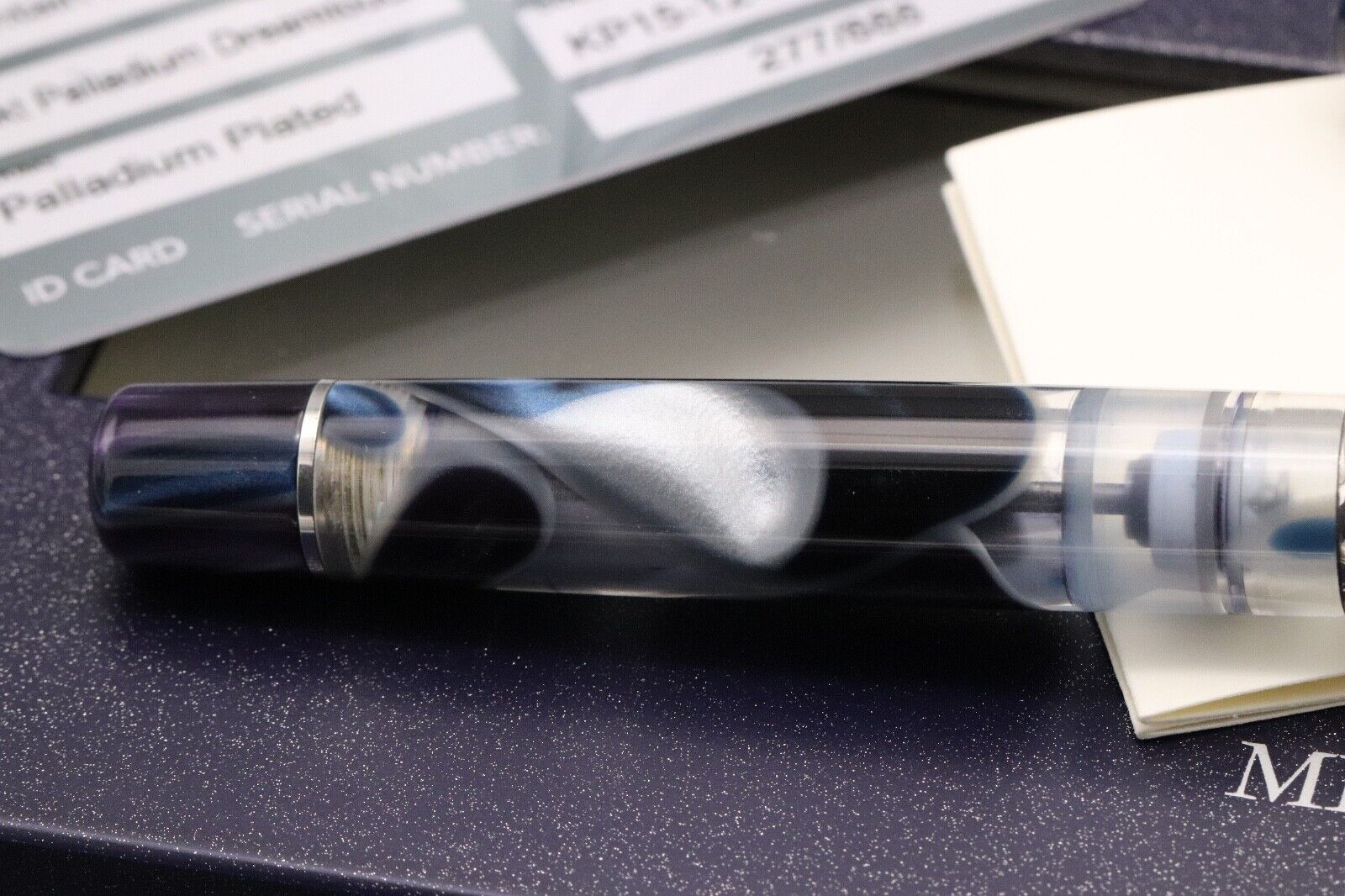 Visconti Homo Sapiens Midnight in Florence LE Fountain Pen - 23kt Medium image 3