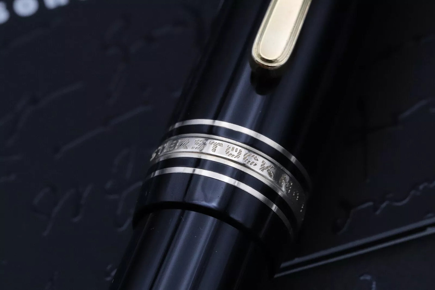 Montblanc Meisterstuck 149 Gold-Coated Fountain Pen - 1965-68 - OBB Nib image 5