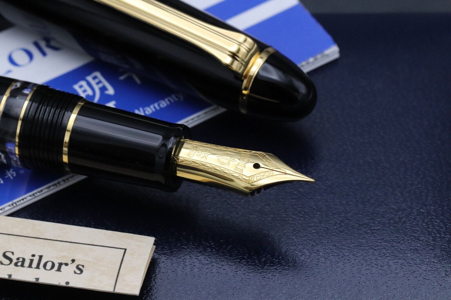 Sailor 1911 Realo GT Black Fountain Pen - UNUSED - Medium Fine (MF) Nib image 2