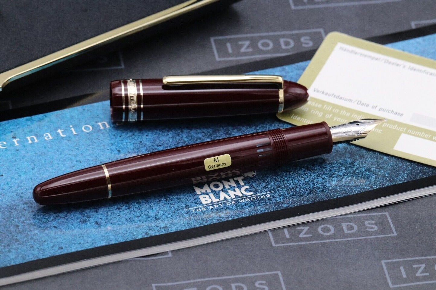 Montblanc Meisterstuck 146 LeGrand Bordeaux Fountain Pen - UNUSED - 1991-92 image 2