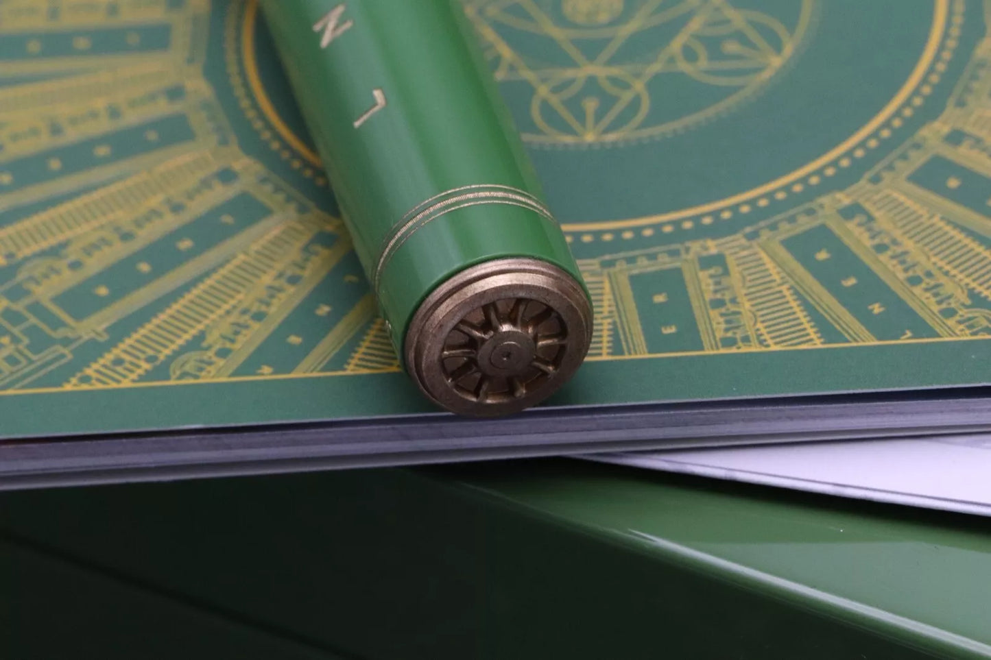 Onoto Flying Scotsman Apple Green LE100 Fountain Pen image 7