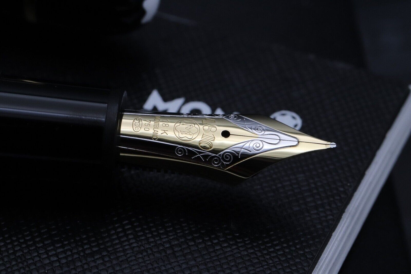 Montblanc Meisterstuck 149 Gold-Coated Fountain Pen - Serviced by MB Sept 2024 image 2
