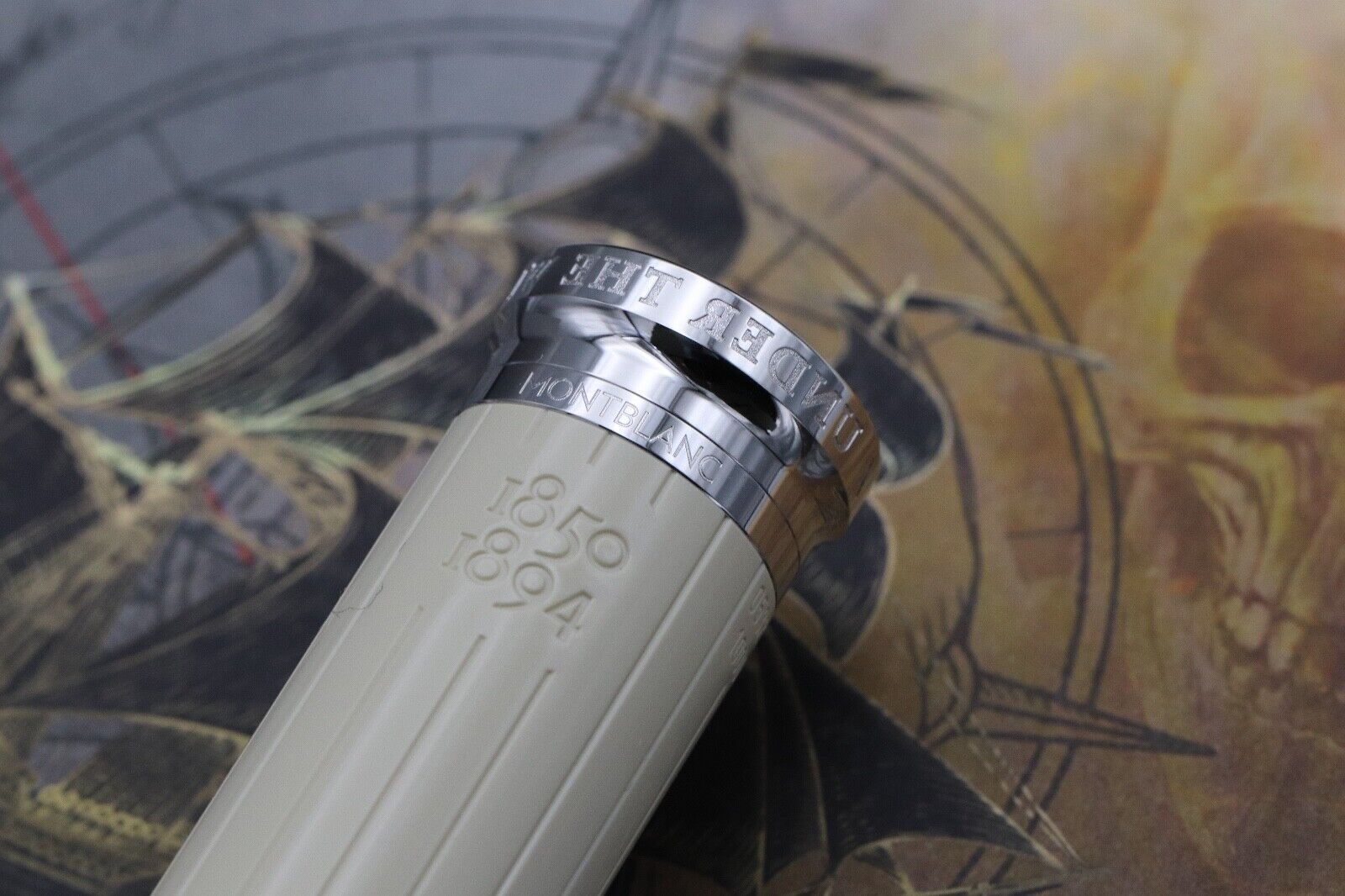Montblanc Writers Edition Robert Louis Stevenson Fountain Pen - UNUSED - BB NIB image 6