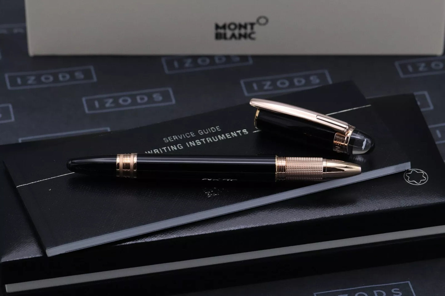 Montblanc Starwalker Red Gold Resin Rollerball / Fineliner Pen - UNUSED image 5