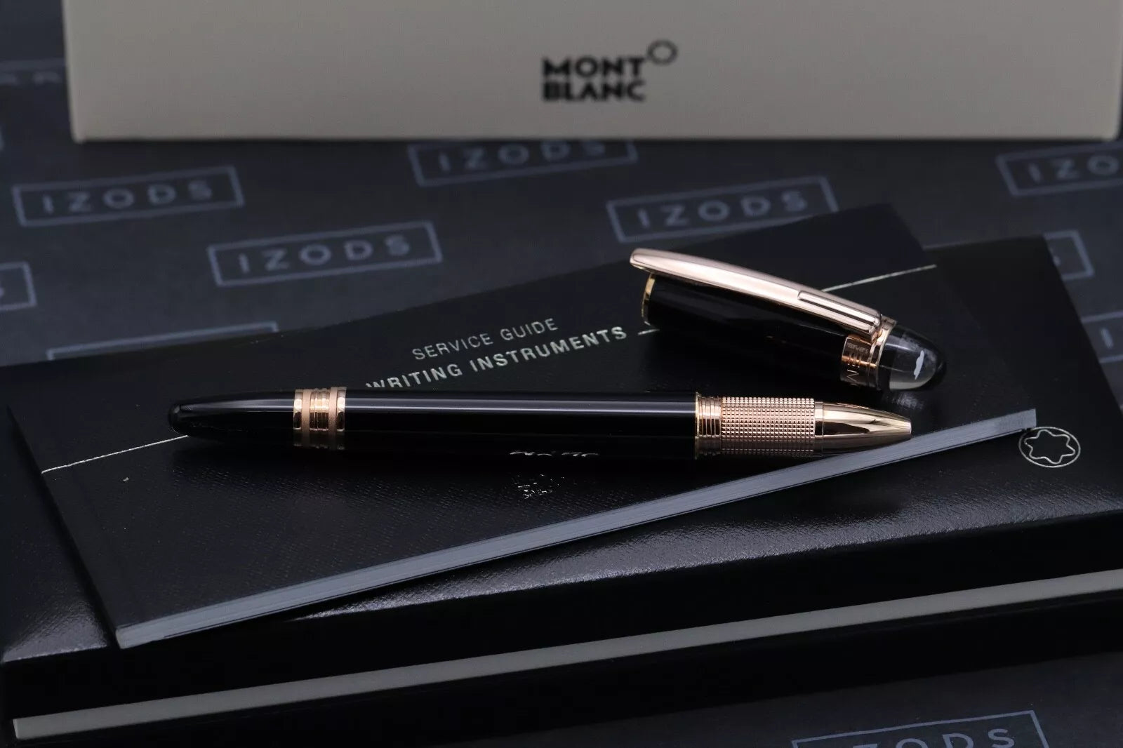 Montblanc Starwalker Red Gold Resin Rollerball / Fineliner Pen - UNUSED image 5