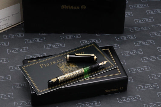 Pelikan Souveran M700 Toledo Fountain Pen - UNUSED - Broad PF Nib image 0