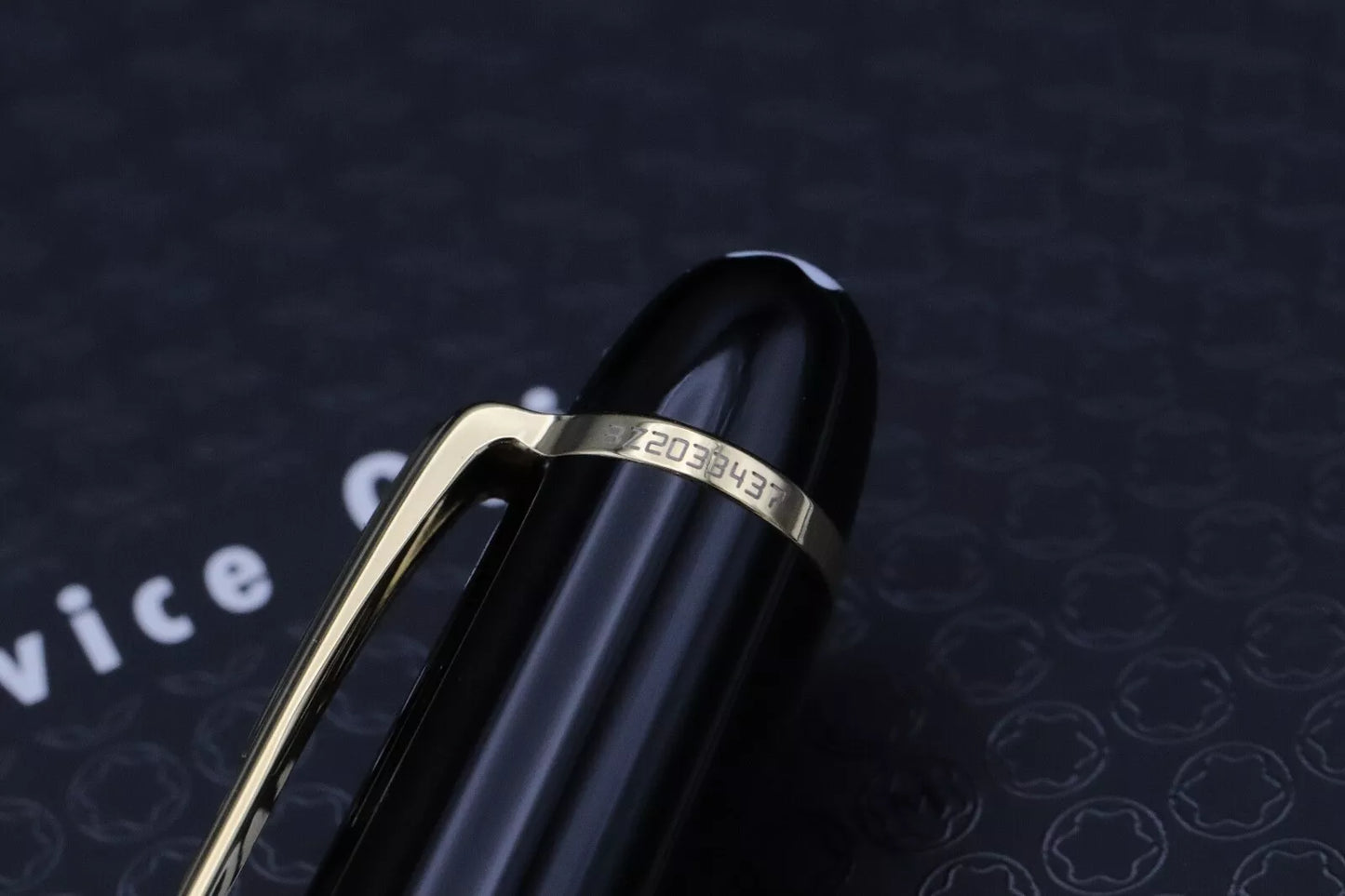 Montblanc Meisterstuck 145 Classique Gold Coated Fountain Pen - NEVER INKED image 5
