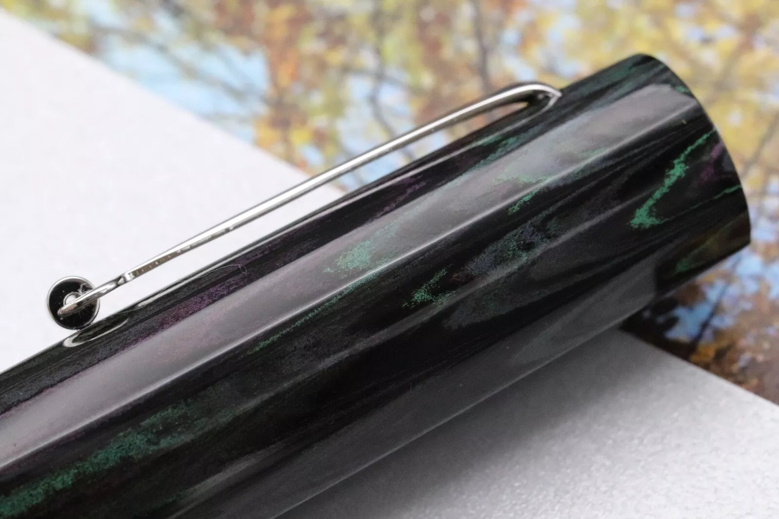 Leonardo Corsani Arborea 2023 Beech Ebonite Fountain Pen - CSI M #8 Nib image 5