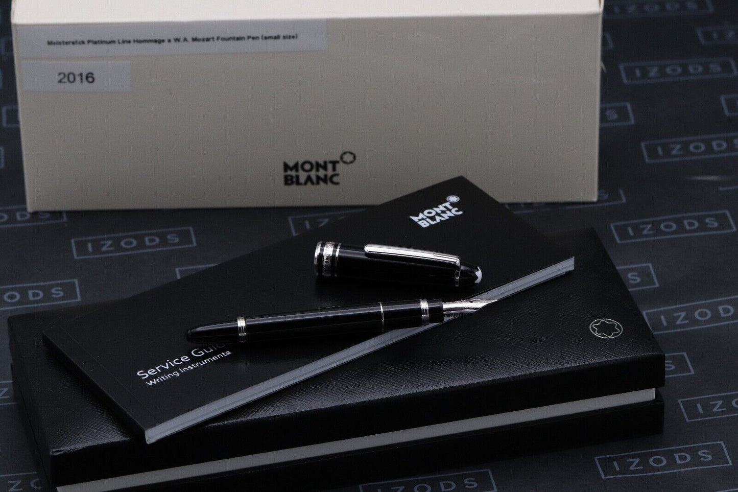 Montblanc Meisterstück 114 Mozart Platinum Coated Fountain Pen - UNUSED image 0