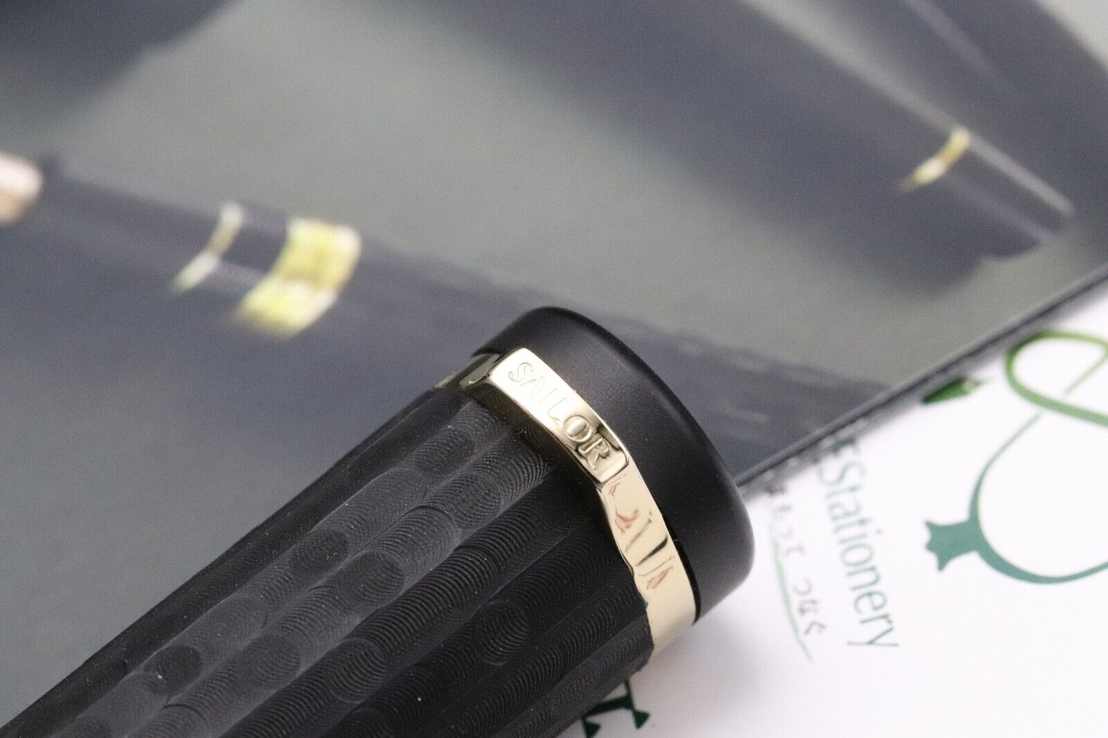 Sailor Ebonite Sculpture 'Night Light' Yakoh Fountain Pen - Fine Nib image 4