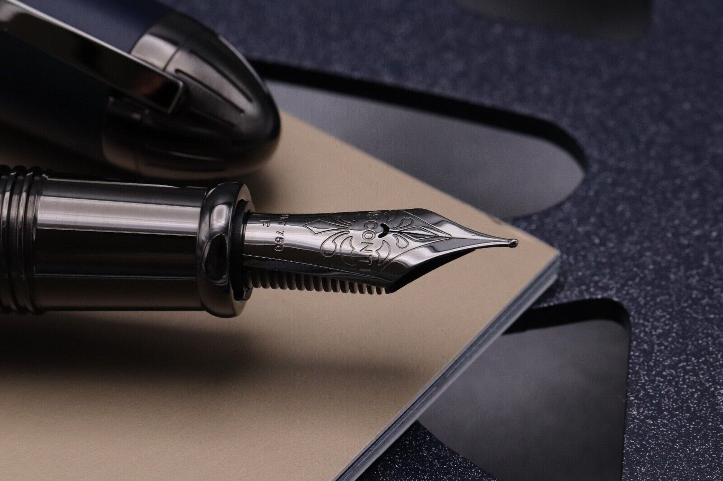 Visconti Torpedo Blue Emotion Ruthenium Limited Edition Fountain Pen image 2