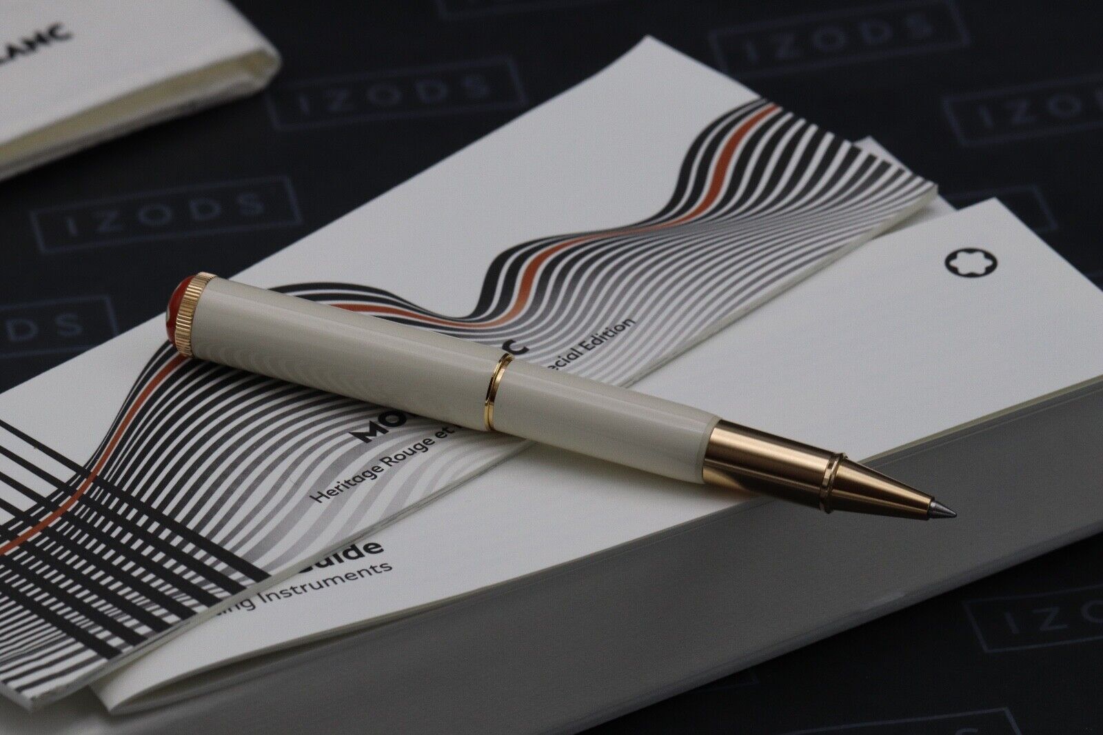 Montblanc Heritage Rouge et Noir Baby Ivory-Resin Rollerball Pen - UNUSED image 2