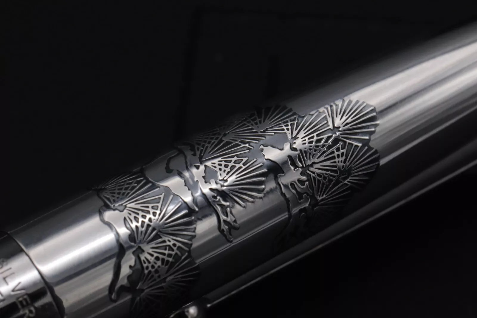 Pilot Sterling Silver Pine Tree Fountain Pen - 1991 image 3