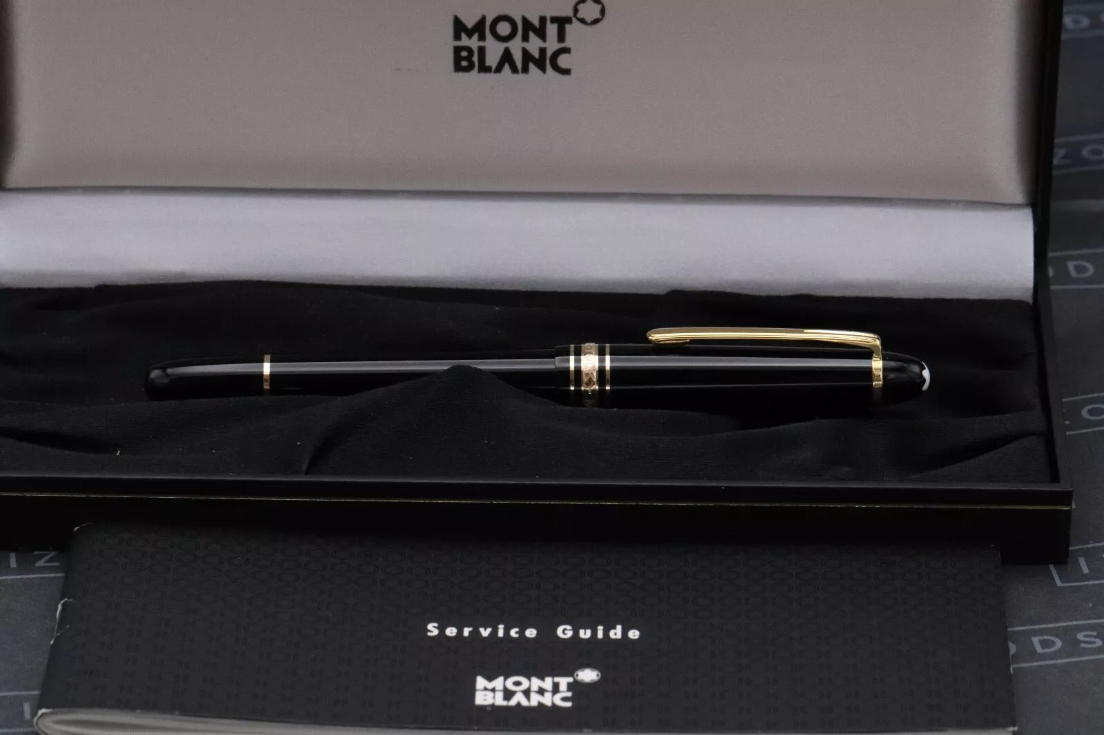 Montblanc Meisterstuck 145 Classique Gold Coated Fountain Pen - NEVER INKED image 7