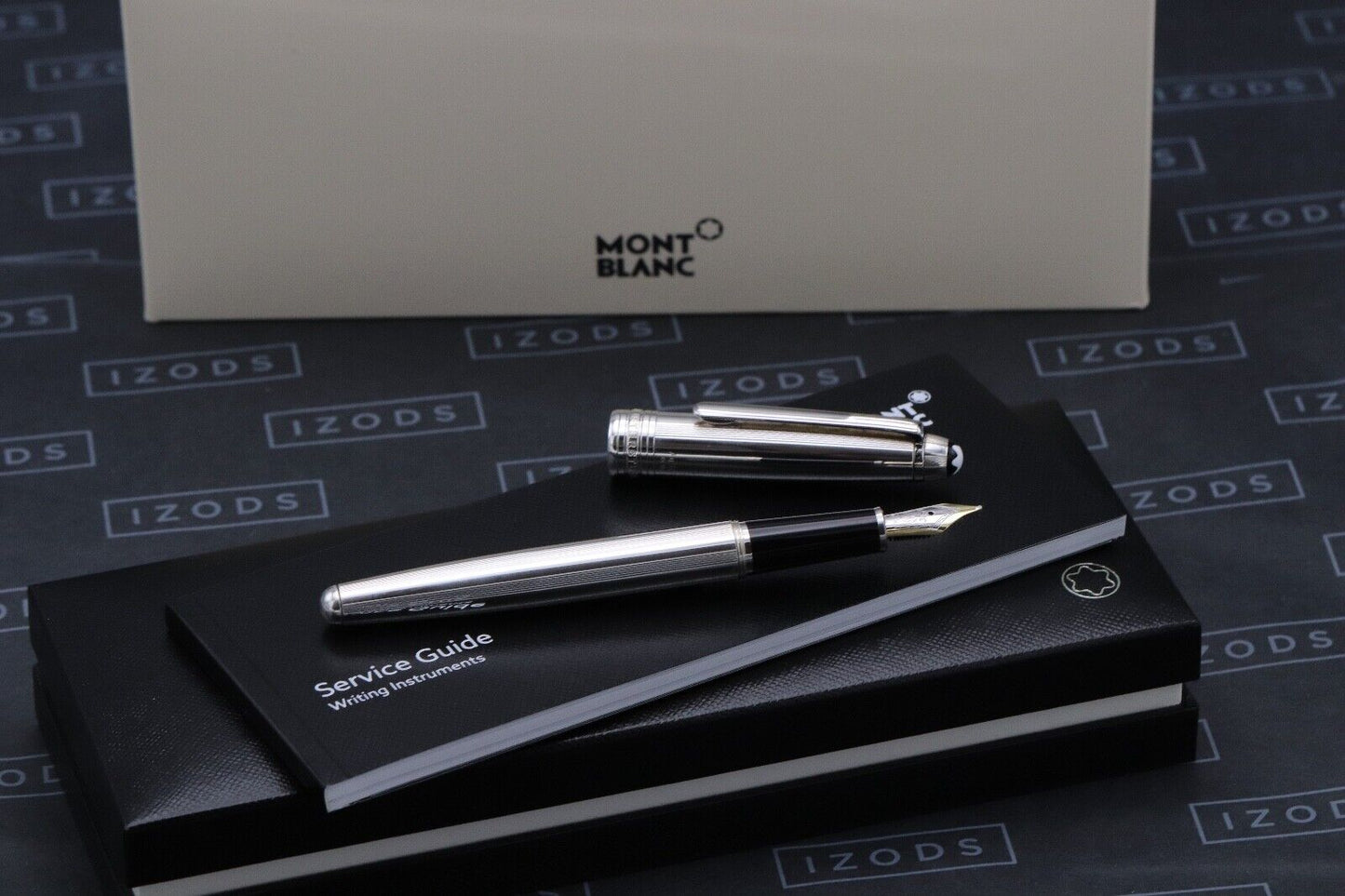 Montblanc Meisterstuck 144 Classique Pure Silver Solitaire Fountain Pen image 0