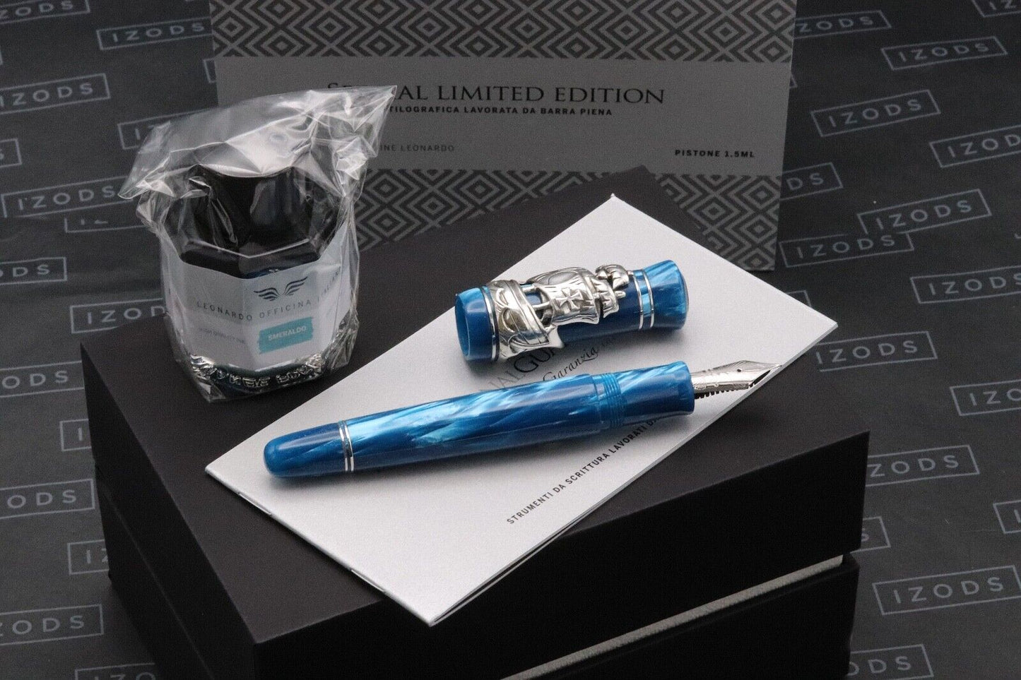 Leonardo Vasco de Gama Mediterranean Celluloid LE4 Fountain Pen image 0