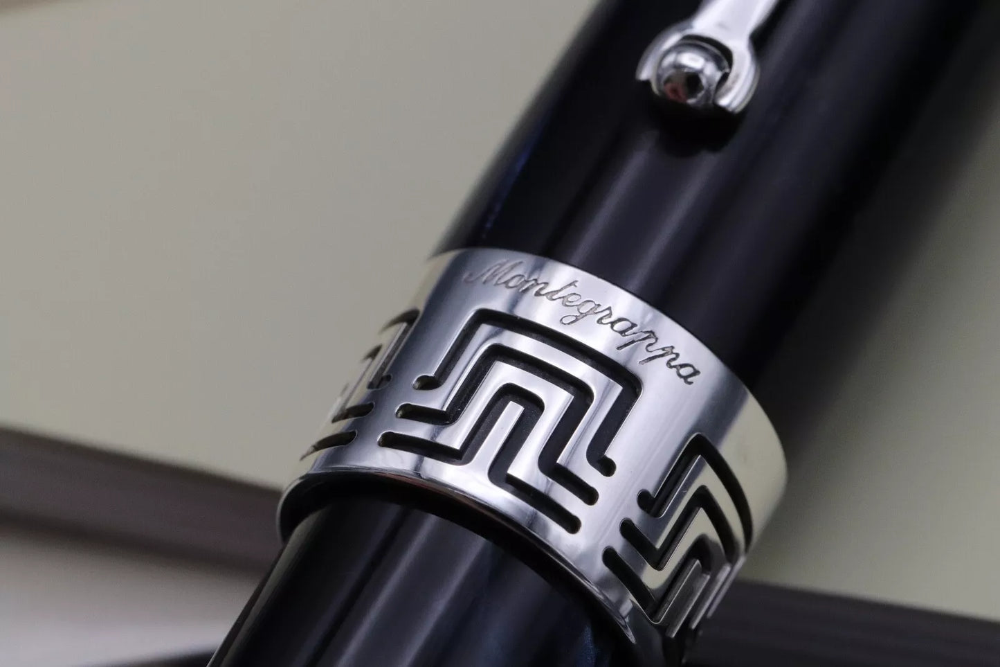 Montegrappa Extra 1st Edition Dark Blue Celluloid Fountain Pen image 7