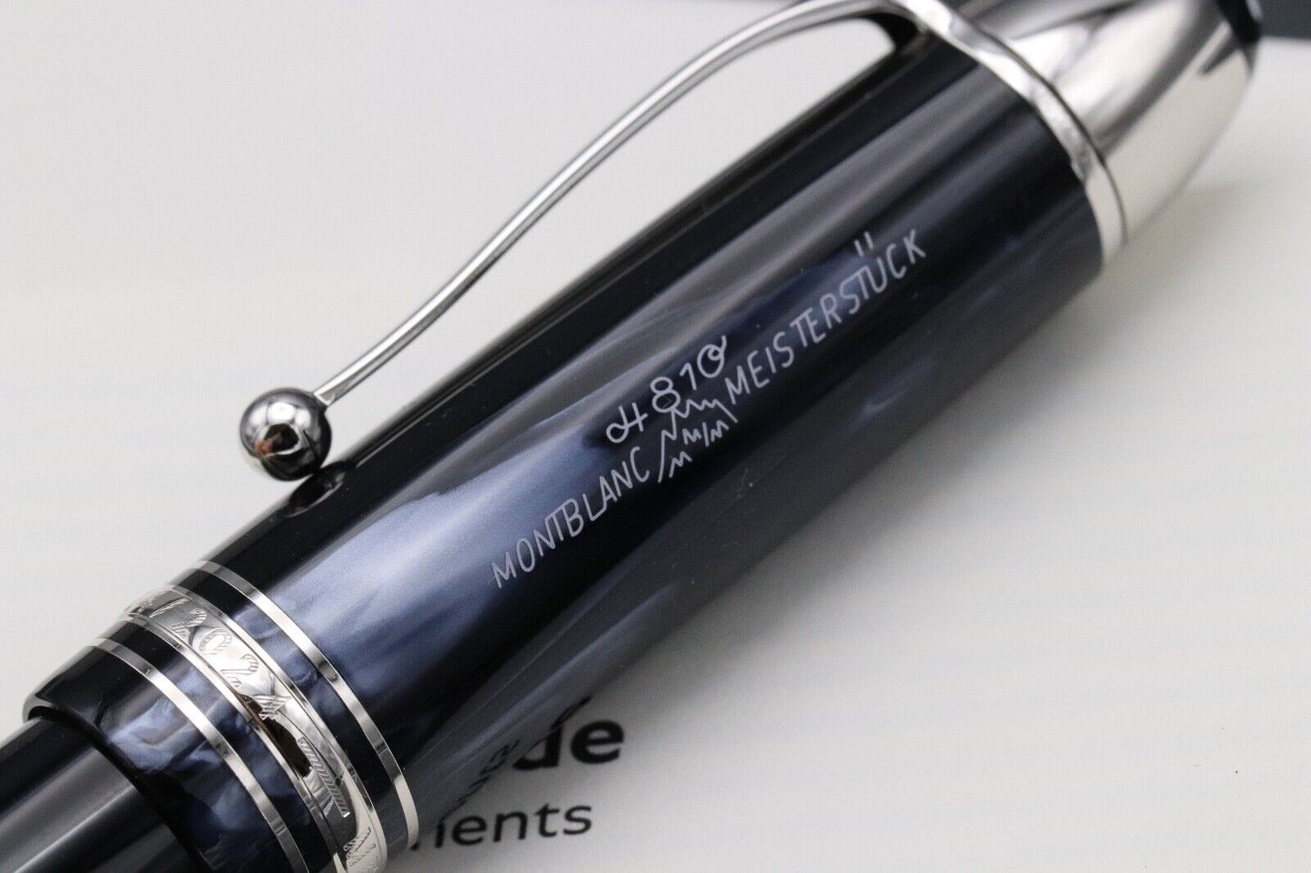 Montblanc Meisterstuck 149 The Origin Collection Black Fountain Pen - Fine Nib image 4