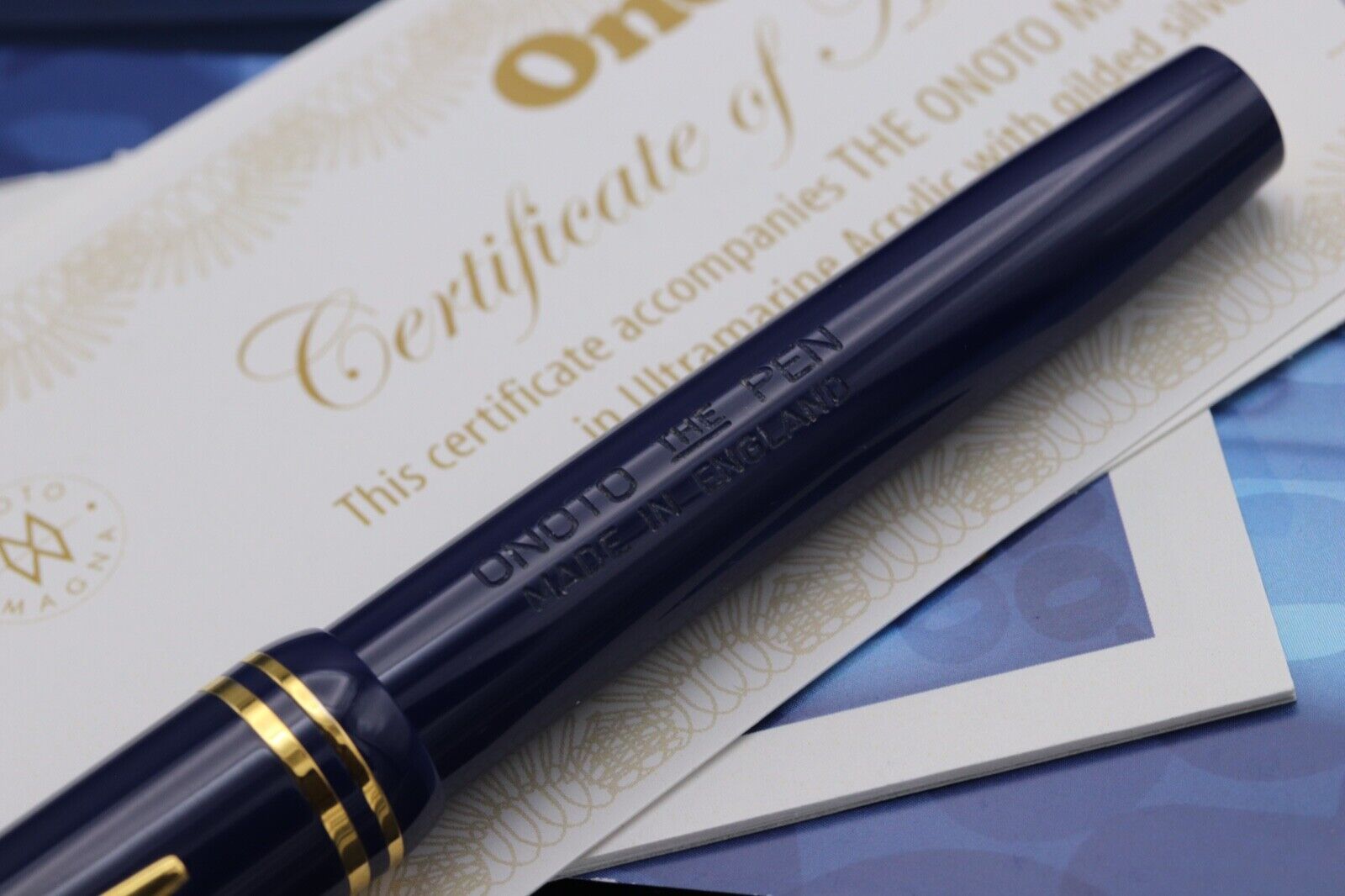 Onoto The Magna Writer Ultramarine Limited Edition Fountain Pen image 6