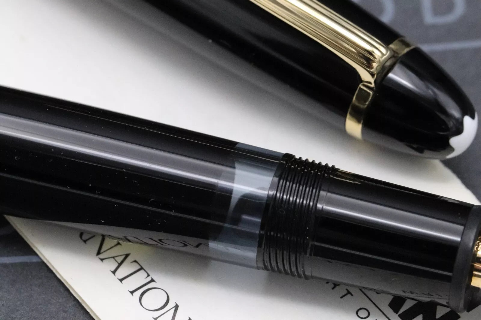 Montblanc Meisterstuck 146 LeGrand Gold Coated Fountain Pen - Mono Nib image 5