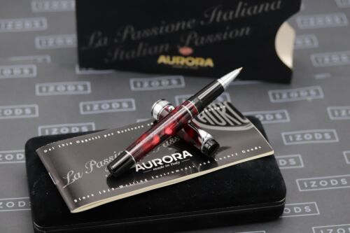 Aurora Optima Burgundy Rollerball Pen - UNUSED image 0