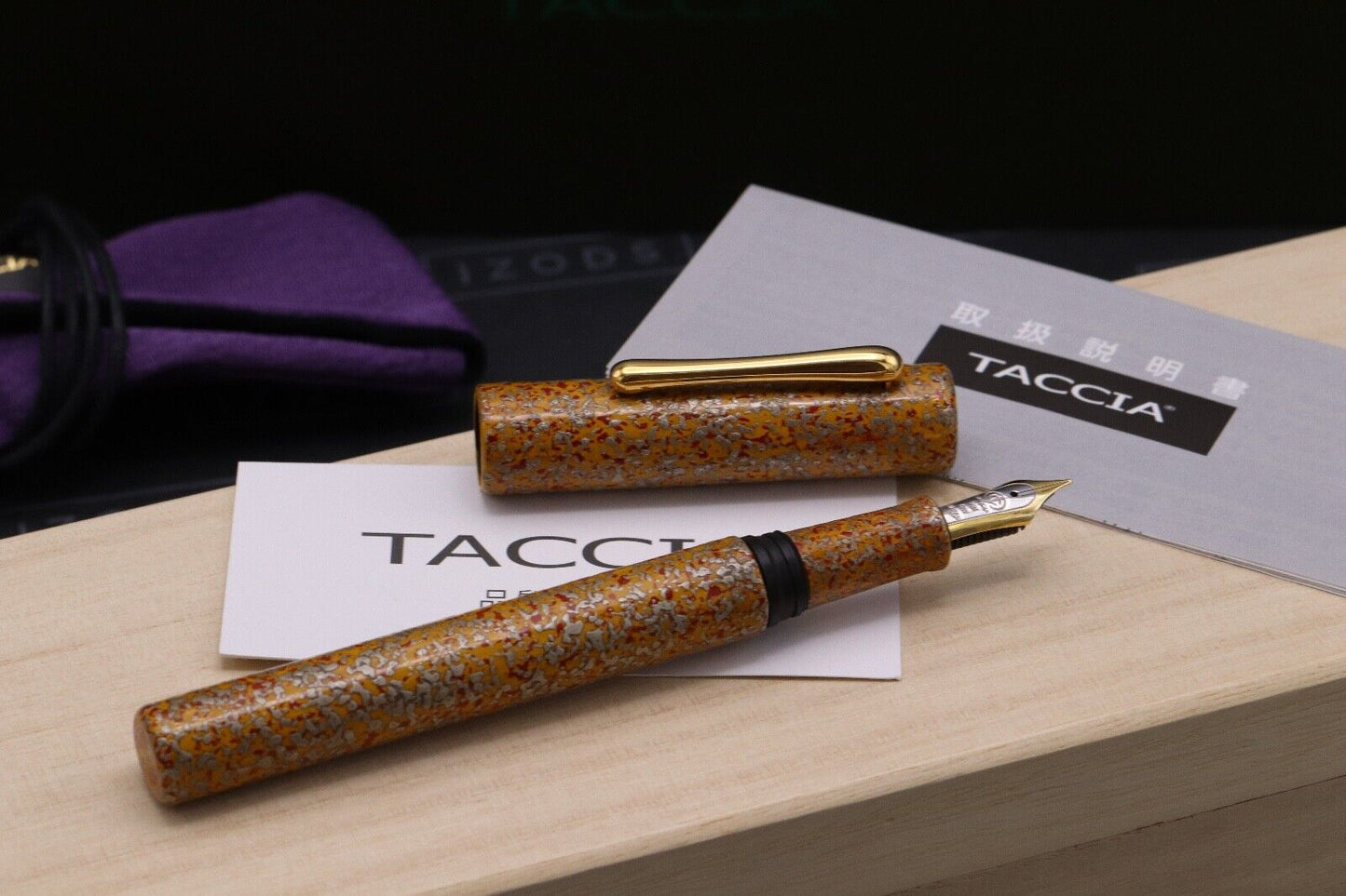 Taccia Hyakko Hisho II Sango Limited Edition Fountain Pen image 1