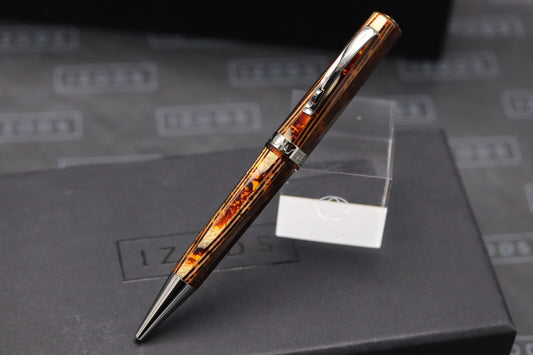 Omas Milord Arco Bronze Celluloid Ruthenium Trim Ballpoint Pen image 1