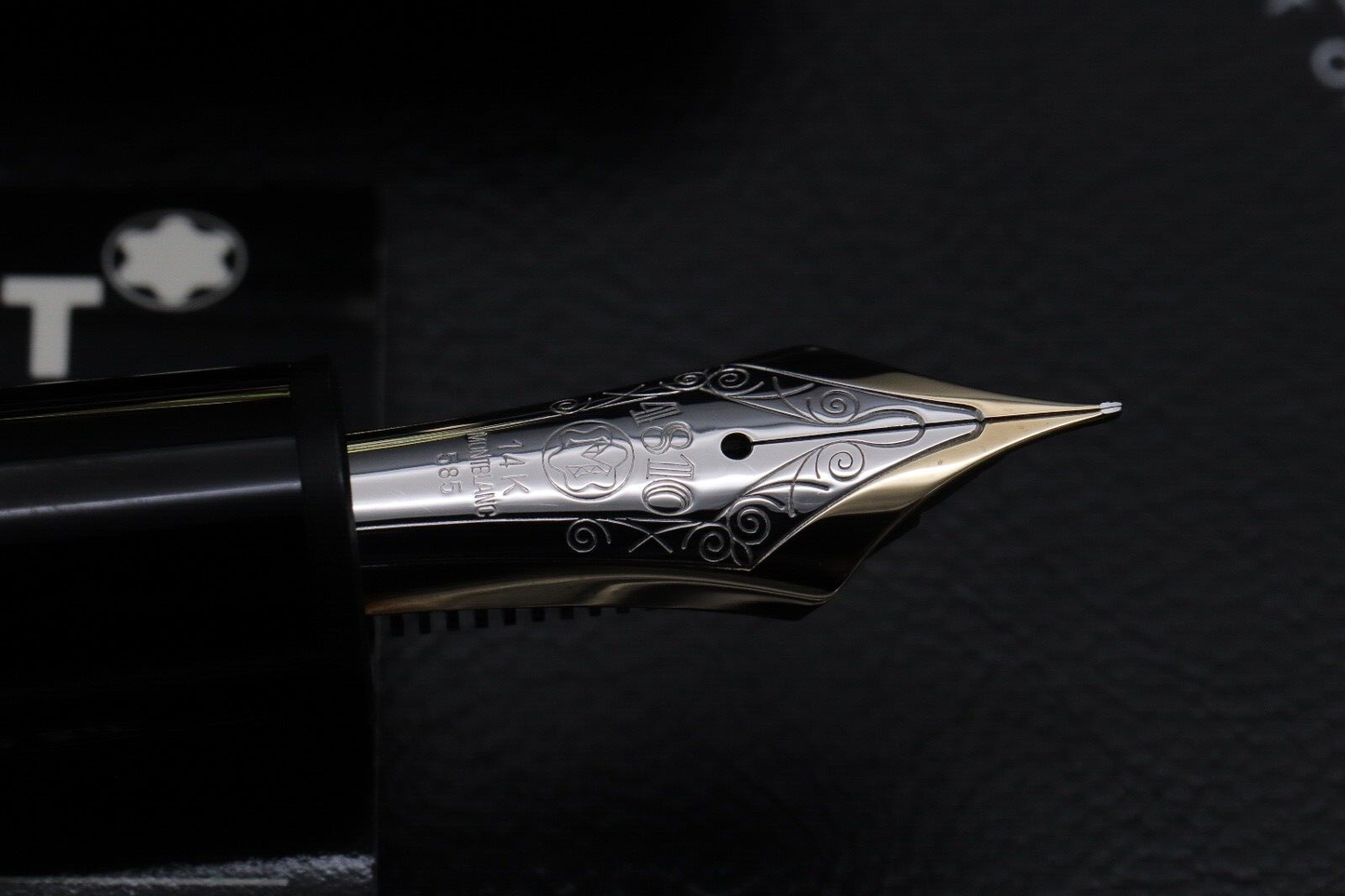 Montblanc Meisterstuck 149 Gold-Coated Fountain Pen - UNUSED - 1985-91 - EF Nib image 2