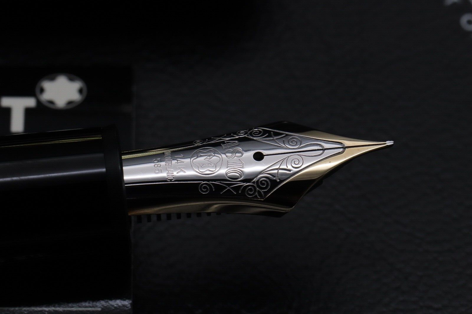 Montblanc Meisterstuck 149 Gold-Coated Fountain Pen - UNUSED - 1985-91 - EF Nib image 2
