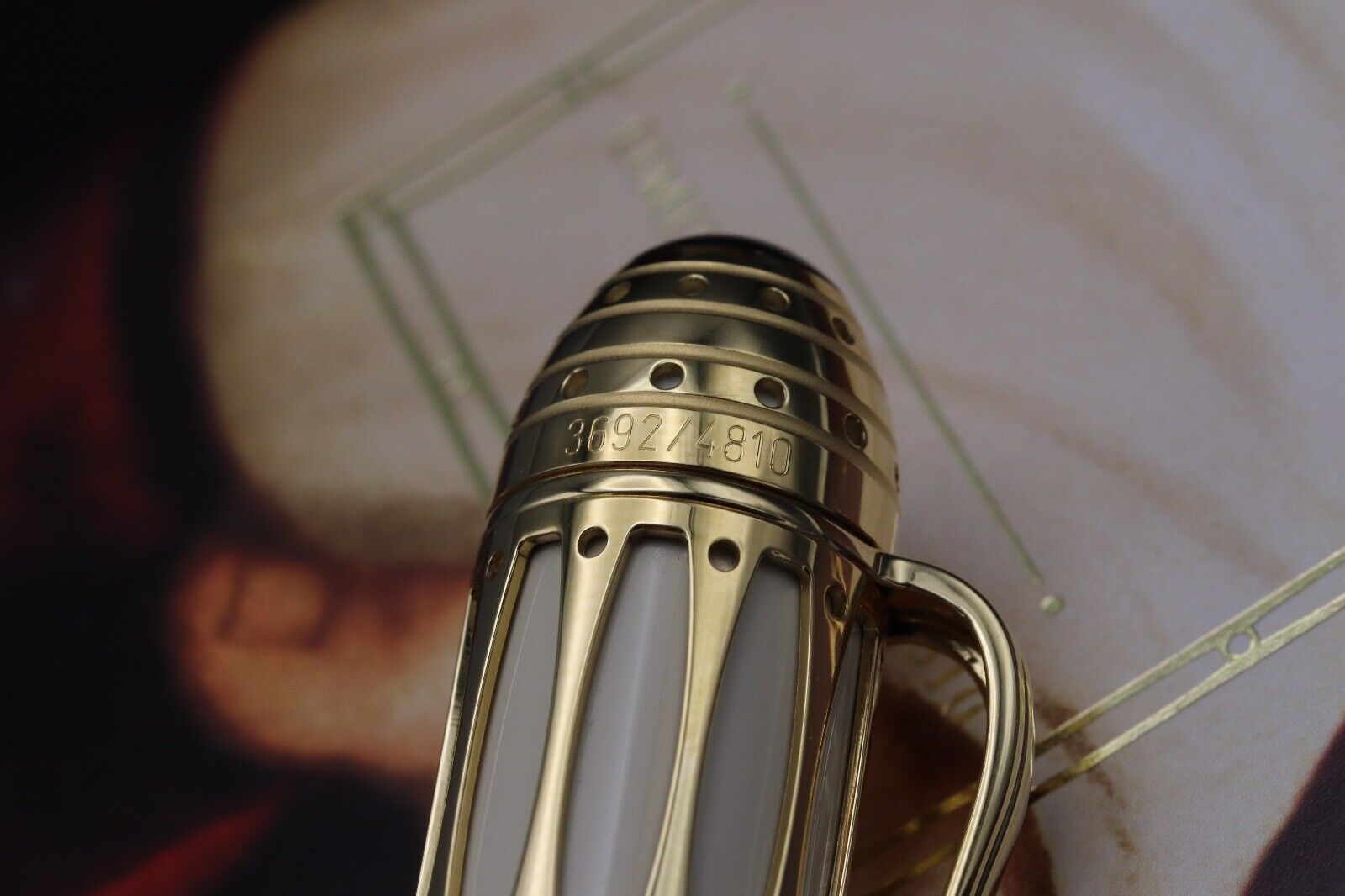 Montblanc Patron of Art Pope Julius II 4810 Fountain Pen - UNUSED - EF NIB image 5