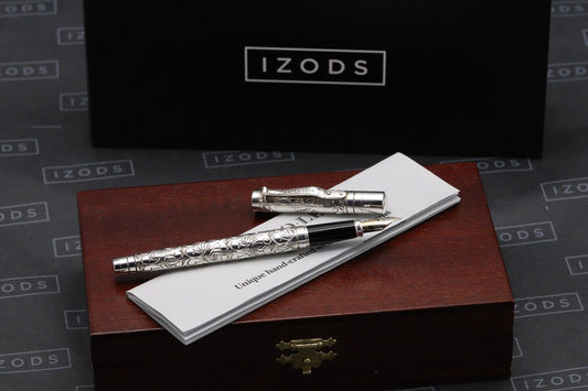 Yard-O-Led Viceroy Standard Victorian Sterling Silver Fountain Pen image 0