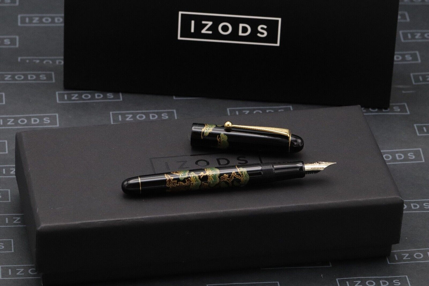 Namiki Bonsai Trees Maki-e Fountain Pen image 0