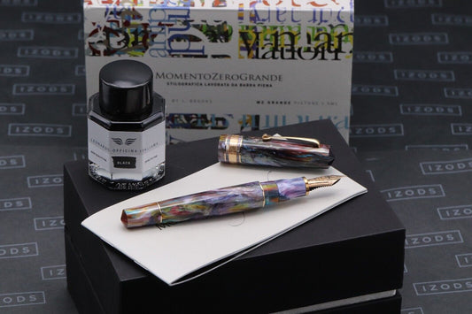 Leonardo Momento Zero Grande Red Gold Primary Manipulation 4 LE Fountain Pen image 0