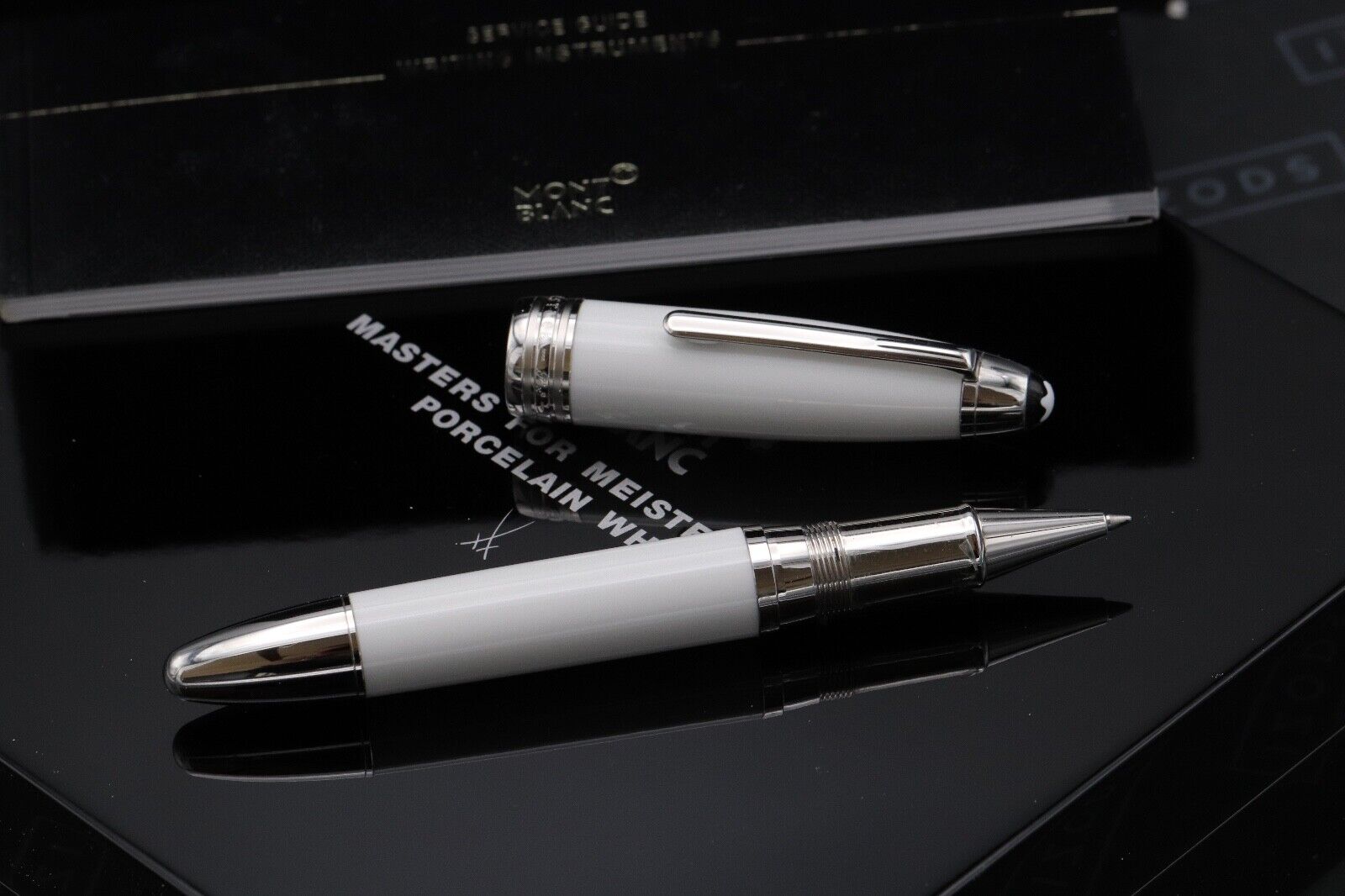 Montblanc Masters for Meisterstuck Meissen White Rollerball Pen - UNUSED image 1
