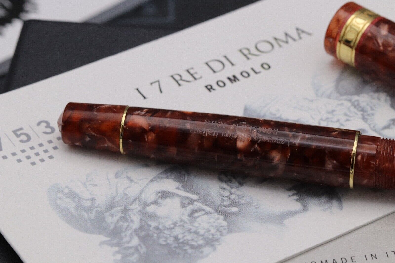 Leonardo Momento Zero Kings of Rome Romolo Limited Edition Fountain Pen image 3