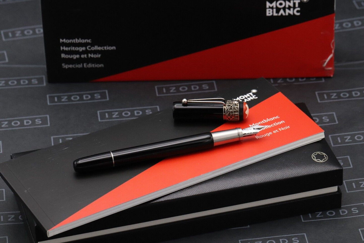 Montblanc Heritage Rouge et Noir Metamorphosis Black Fountain Pen image 0