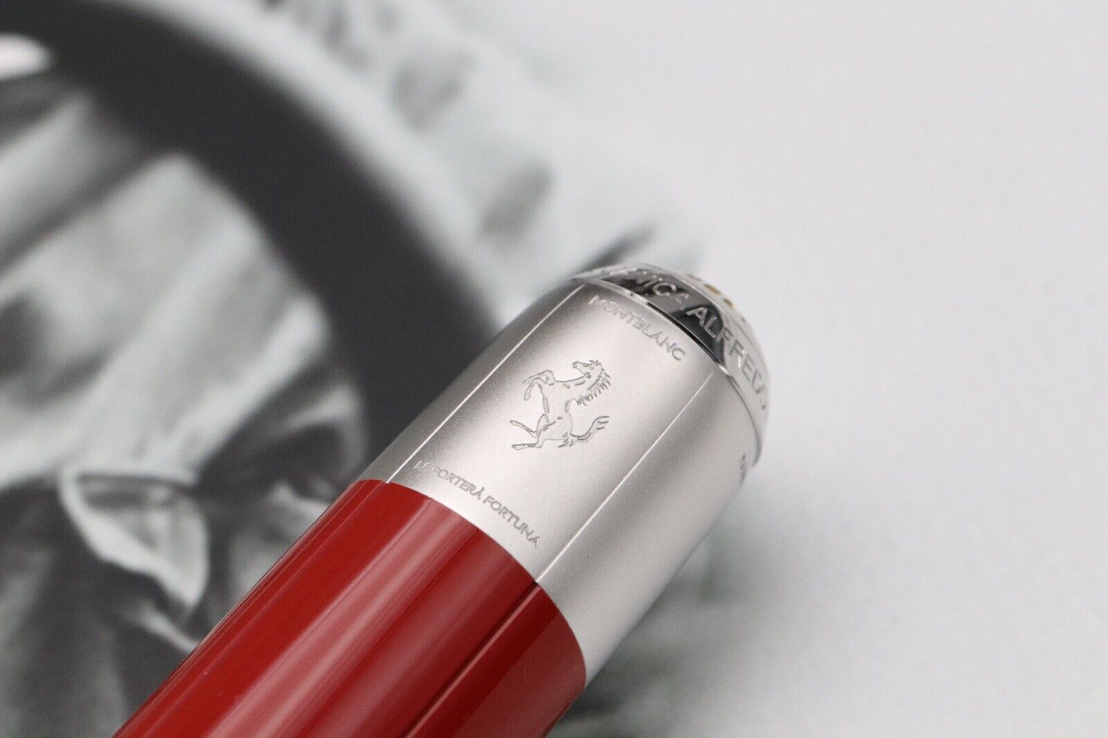 Montblanc Great Characters Enzo Ferrari Special Edition Fountain Pen - Fine Nib image 6