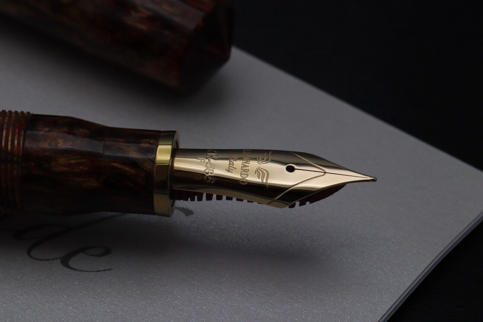 Leonardo Momento Zero Grande Golden Rule LE70 Fountain Pen image 2